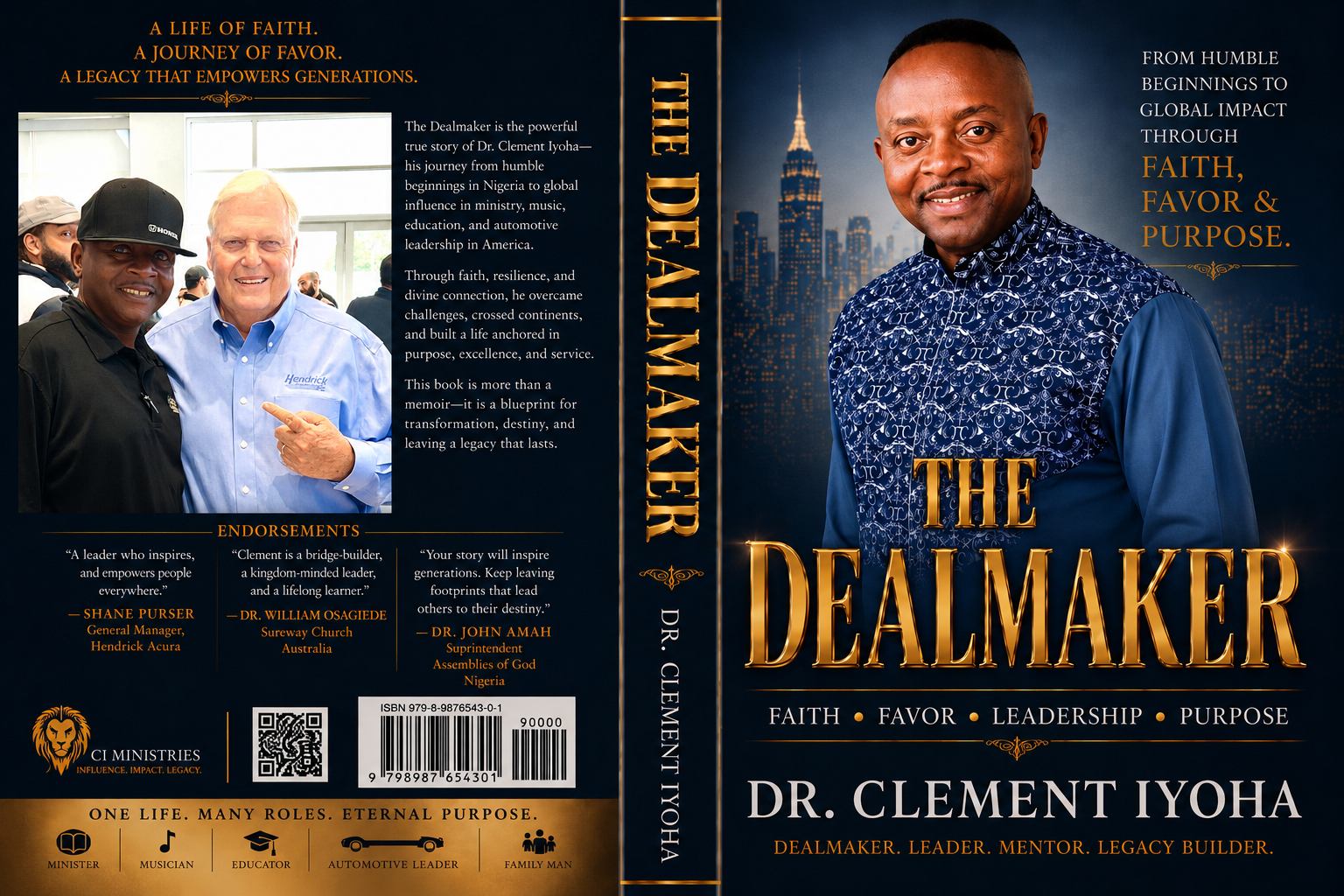 The Dealmaker book cover by Dr. Clement Iyoha
